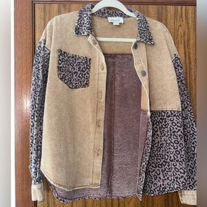 Cheetah Denim jacket